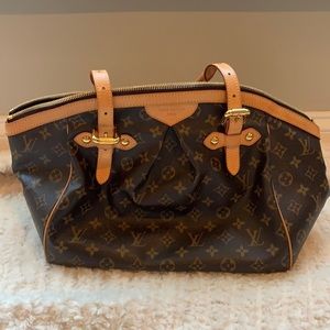 Louis Vuitton Monogram Tote with Tan Accents